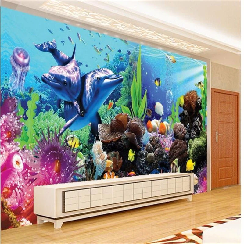 Planted Aquarium Photos - beibehang 3D фотообои на заказ с