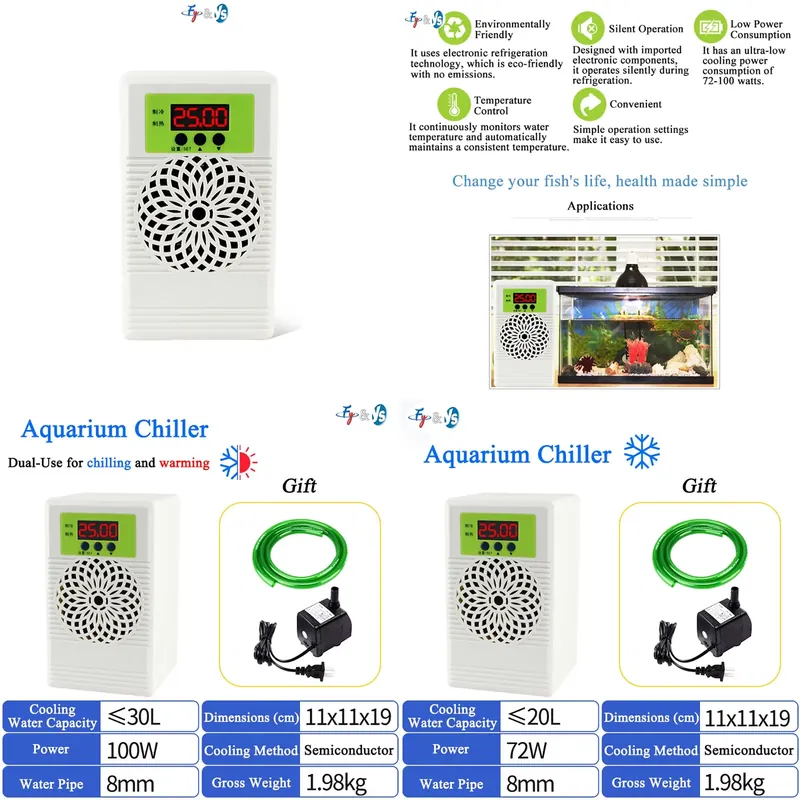 Planted Aquarium Water Temperature - Охладитель воды для аквариума, система охлаждения