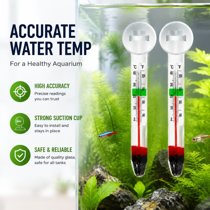 Стеклянный термометр для аквар – обзор и цена Planted Aquarium Water Temperature